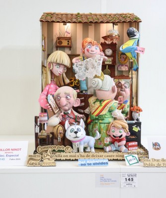 Duc de Gaeta logra el Ninot Indultat infantil de las Fallas 2024 y se salvará de las llamas de la 'Cremà'