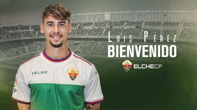 El Elche confirma la llegada del joven lateral Luis Pérez