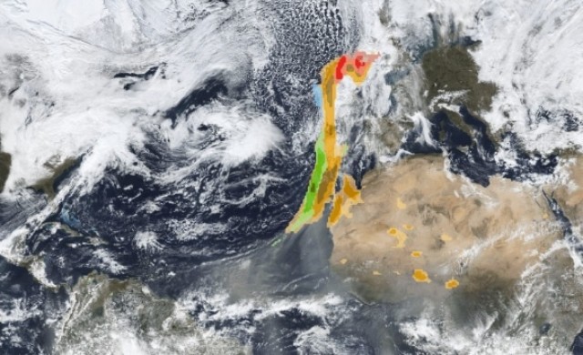 Copernicus alerta de polvo sahariano en el Mediterráneo durante el pasado invierno