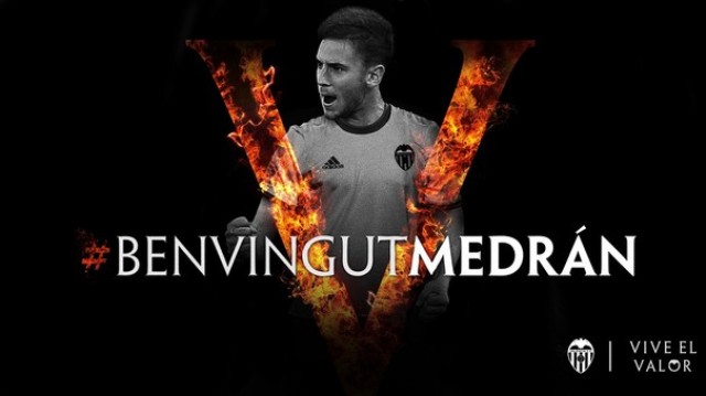 El Valencia ficha a Medrán hasta 2020