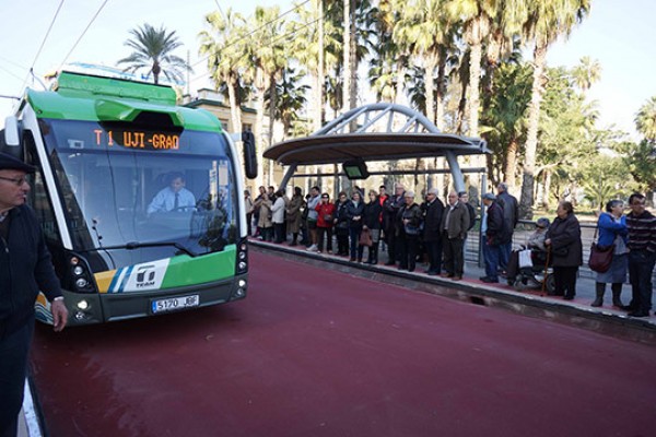 El TRAM transportó a más de 98.200 personas durante las fiestas de la Magdalena