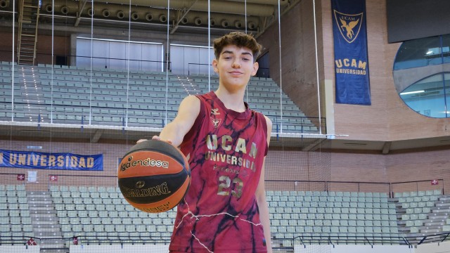 Darío Parra, infantil del UCAM Murcia CB, va con la selección española sub-15