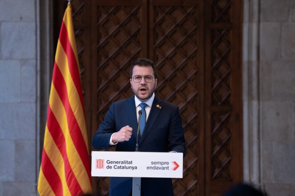 Aragonès convoca elecciones anticipadas en Cataluña para el 12 de mayo