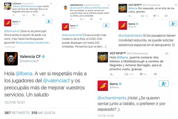 El VCF e Iberia se enfrentan en las redes sociales 
