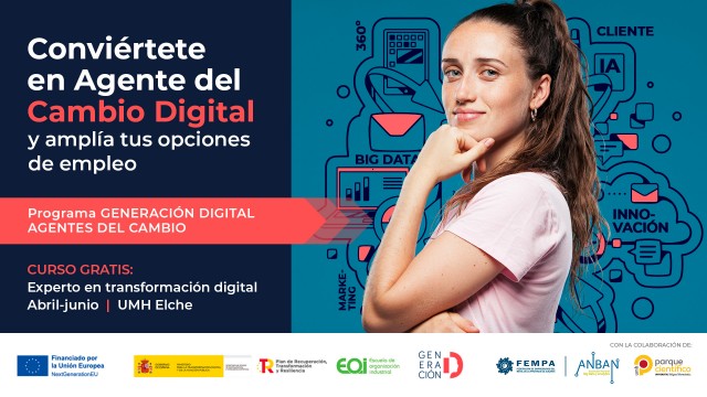 El PCUMH colabora con FEMPA en un curso para formar a jóvenes en transformación digital