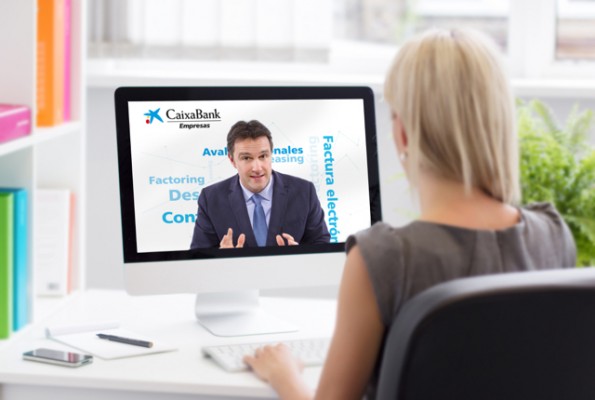 CaixaBank lanza un servicio de asesoramiento especializado para empresas vía videoconferencia