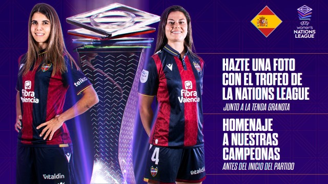 Alba Redondo y María Méndez serán homenajeadas en el Levante-Andorra por la Liga de Naciones
