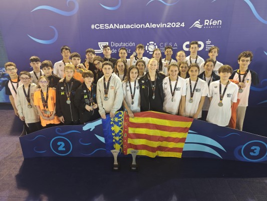 La natación valenciana adaptada e inclusiva logra el subcampeonato de España