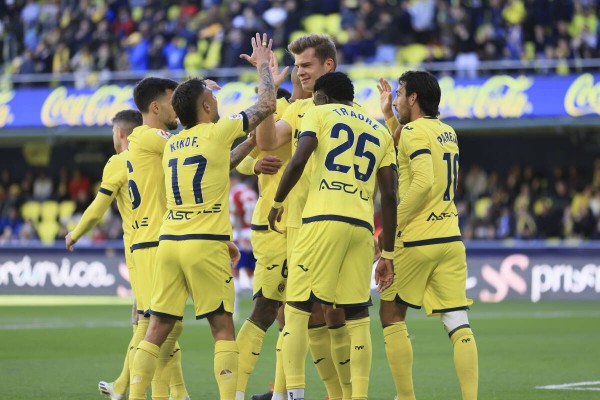 El Villarreal logró cuatro goleadas en Europa en casa que le darían el pase a cuartos ante el Marsella
