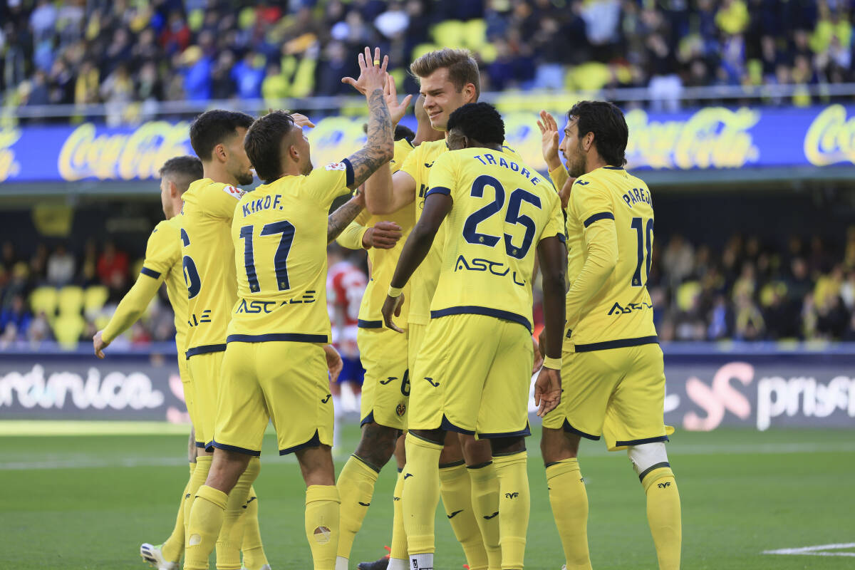 El Villarreal logró cuatro goleadas en Europa en casa que le darían el pase a cuartos ante el Marsella