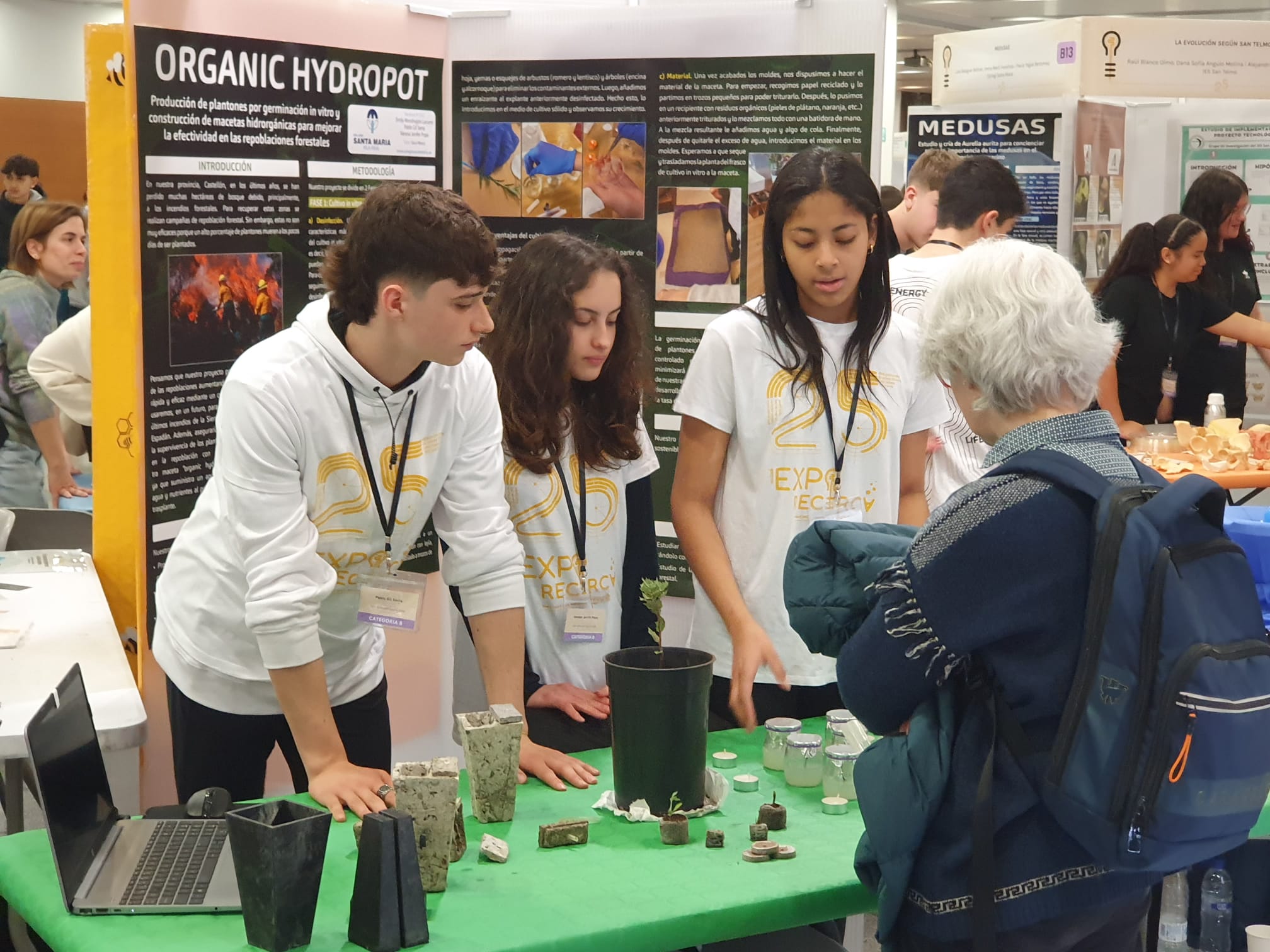 El col·legi Santa Maria de Vila-real representa a la Comunitat al certamen d'investigació Exporecerca