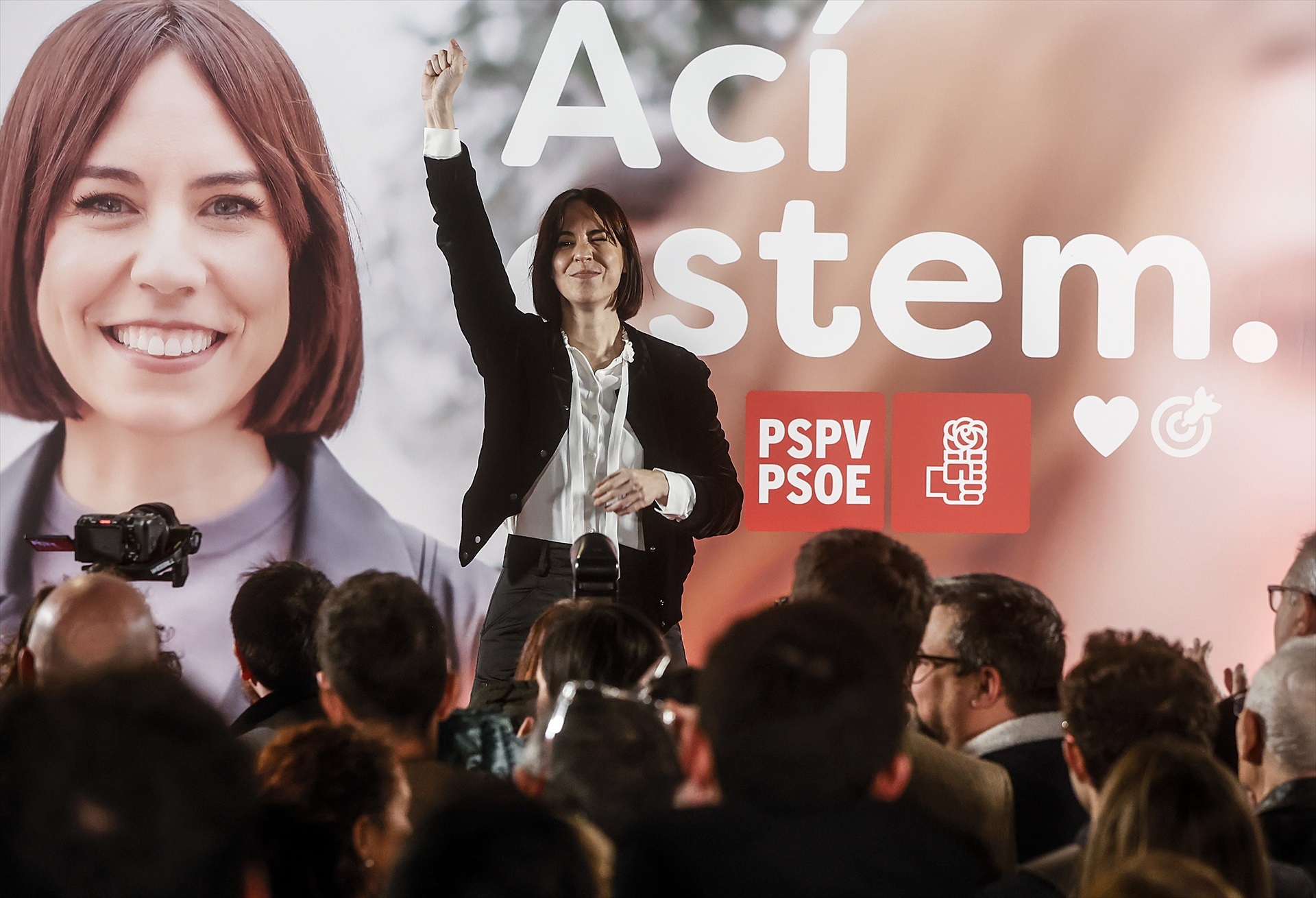 Diana Morant, en su acto de proclamación. Foto: EP/Rober Solsona - 
