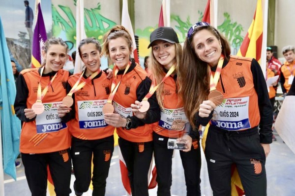 La selección valenciana de mujeres, tercera de España en trail running
