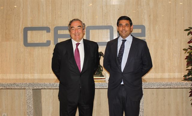 Juan Rosell (izquierda) y Antonio Romero-Haupold - 