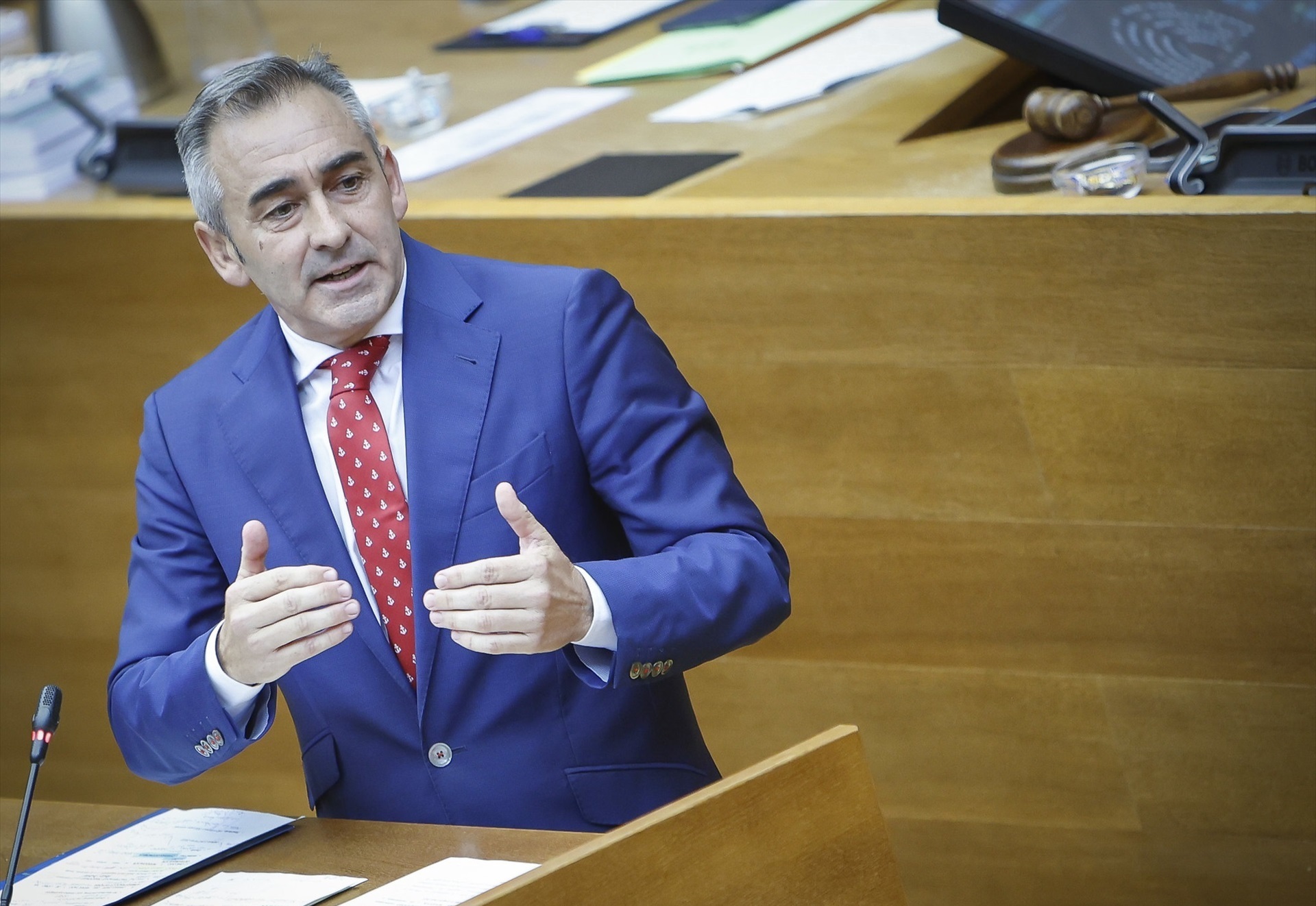 El síndic del Grupo Popular en Les Corts, Miguel Barrachina. Foto: PPCV - 