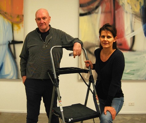 La pintura abstracta de la pareja Scully-Tomasko se exhibe de manera conjunta por primera vez