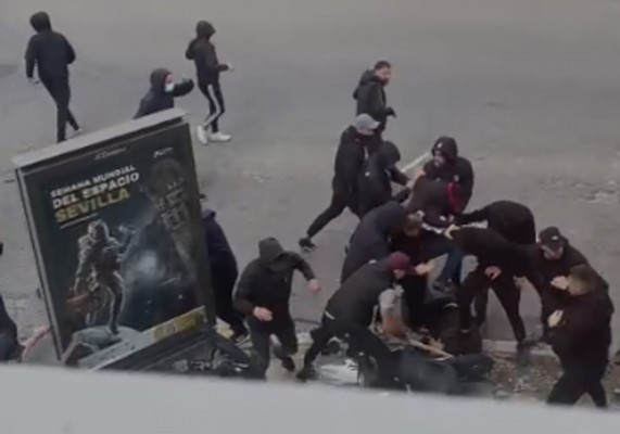 La operación policial por la pelea entre ultras antes del Betis-Osasuna concluye con 84 detenidos
