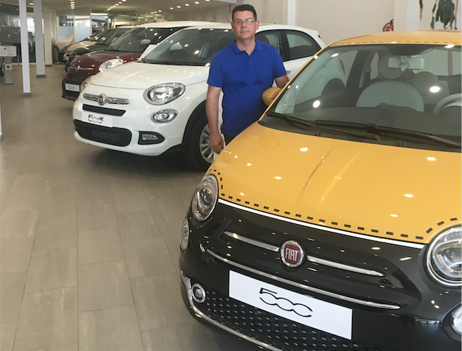 Ángel Vázquez, al frente del Departamento Comercial de Fiat en la Pista de Silla