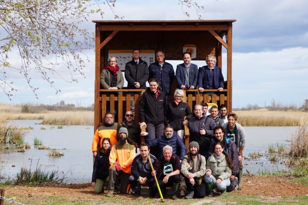 La Marjal dels Moros de Sagunt inaugura un nuevo observatorio de aves