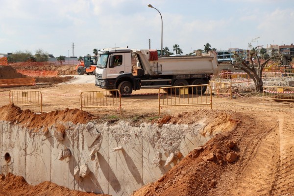 Avanzan las obras de ampliación de la depuradora de Torrent