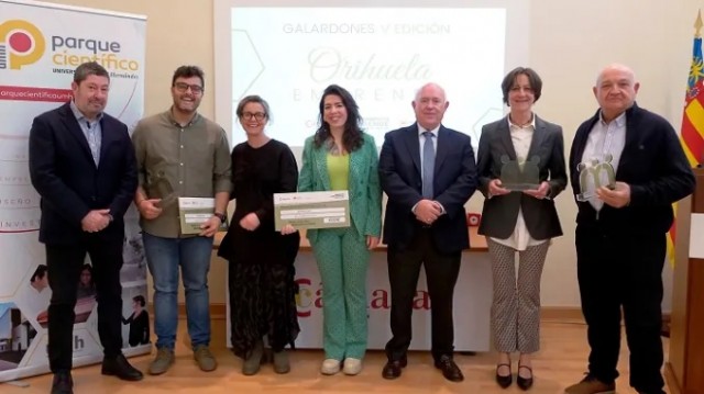 El PCUMH y la Cámara de Comercio entregan los premios de la quinta edición de Orihuela Emprende