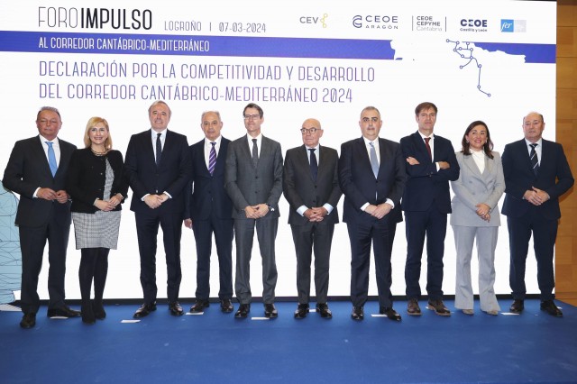 Los empresarios piden que el Corredor Cantábrico-Mediterráneo se una a la Red Transeuropea