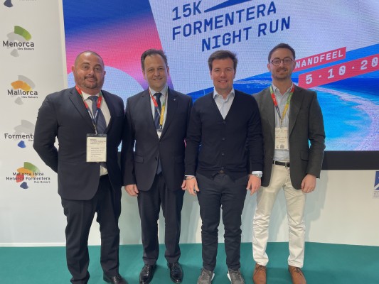 Puesta de largo de la 15K Formentera Night Run en la ITB de Berlín

