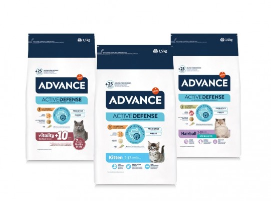 Advance adapta su fórmula a la microbiota intestinal de los gatos e incorpora prebióticos
