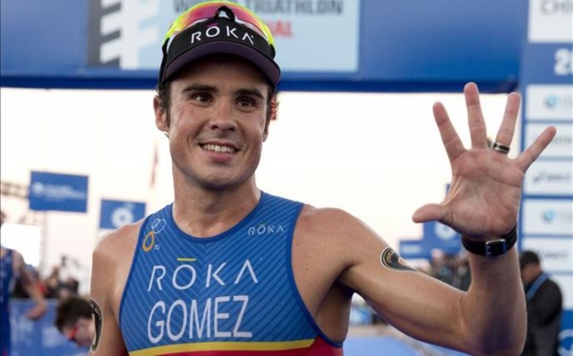Gómez Noya se fractura el brazo y no estará en los Juegos Olímpicos de Río