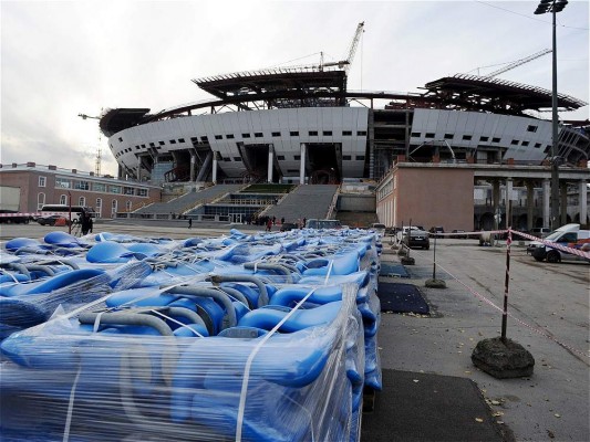Las obras del nuevo estadio del Zenit pueden sufrir nuevos retrasos