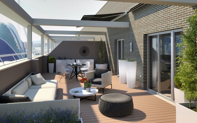 Inmobiliaria Carbonell comercializa los últimos áticos del edificio 'Les Arts Alameda'