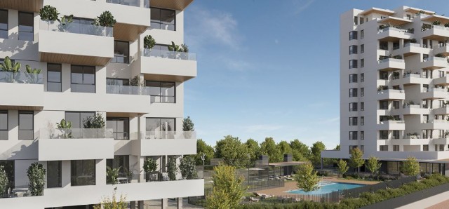 Neinor levanta dos torres en Calp con 54 apartamentos de hasta medio millón de euros

