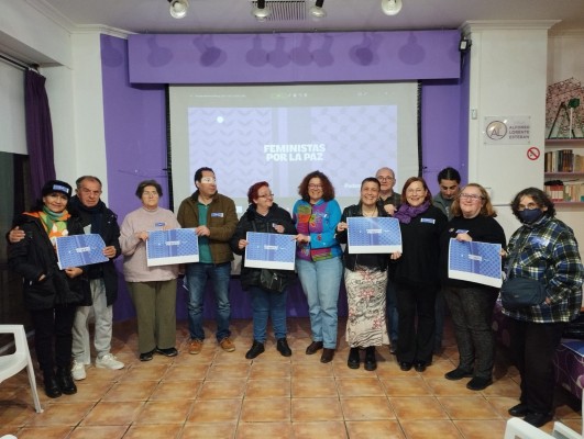 Llamamiento de Podemos Cartagena para acudir a la manifestación del 8 de marzo bajo el lema 'Feministas por la Paz'
