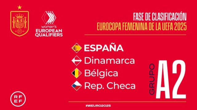  Dinamarca, Bélgica y Chequia rivales de España en la clasificación para la EURO Femenina 2025