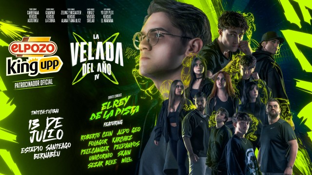 ElPozo King Upp renueva su apoyo como patrocinador de 'La Velada del Año' de Ibai Llanos