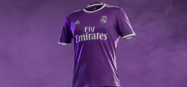 El Real Madrid recupera el púrpura para su segunda equipación de la temporada 2016-17