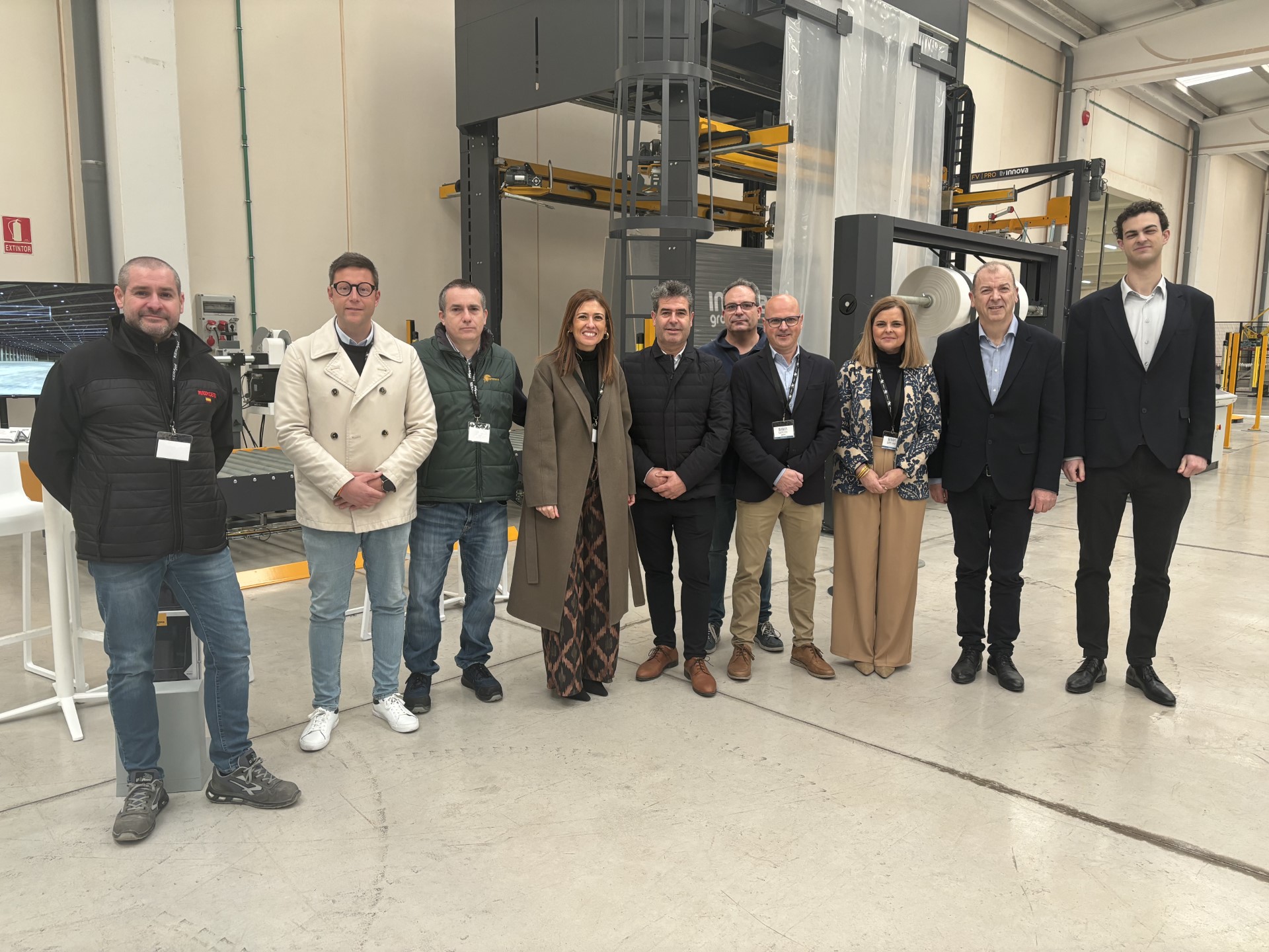 La alcaldesa de Almassora visita Sima y señala el potencial industrial local para el sector cerámico