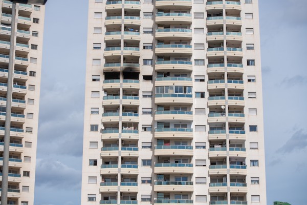 Vecinos del incendio de la Vila: 