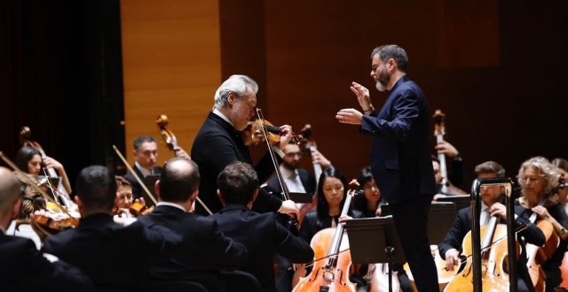 La Orquesta Sinfónica de la Región de Murcia triunfa en el Festival 'Musika Música' de Bilbao junto con Vadim Repin

