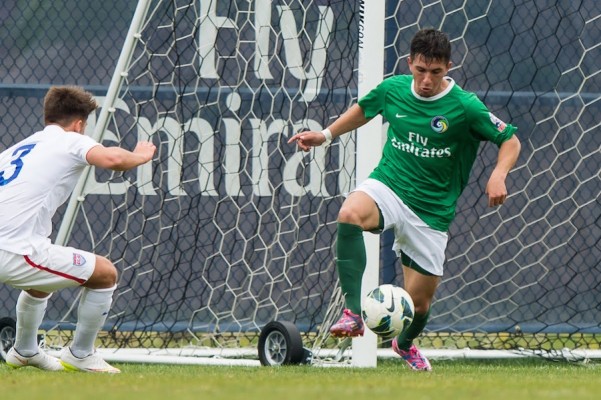 El lateral paraguayo Gonzalo Rodríguez, a prueba con el VCF Mestalla