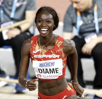Fátima Diame se cuelga el bronce en longitud