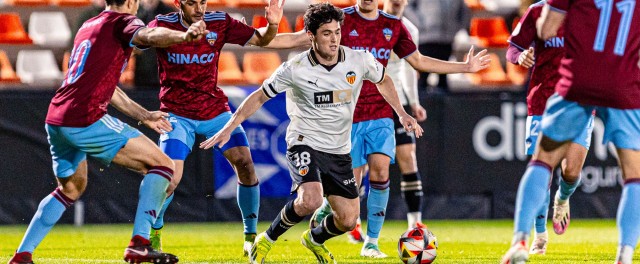 El Mestalla cae por la mínima ante el Lleida