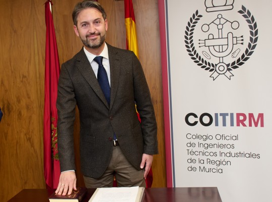 El empresario lorquino Miguel Ángel Sola, nuevo decano de los ingenieros técnicos industriales de la Región