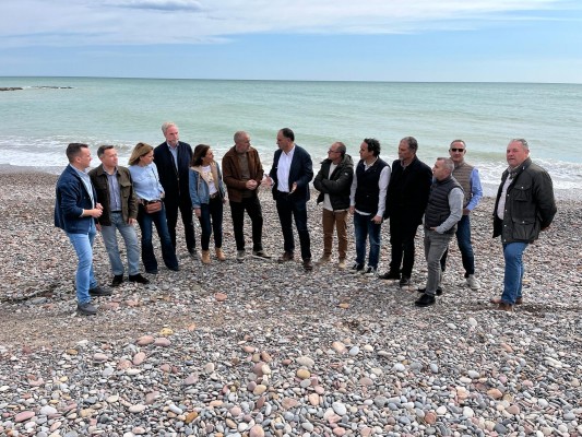 El PPCS presenta en Moncofa una iniciativa para modificar la ley de costas para proteger el litoral


