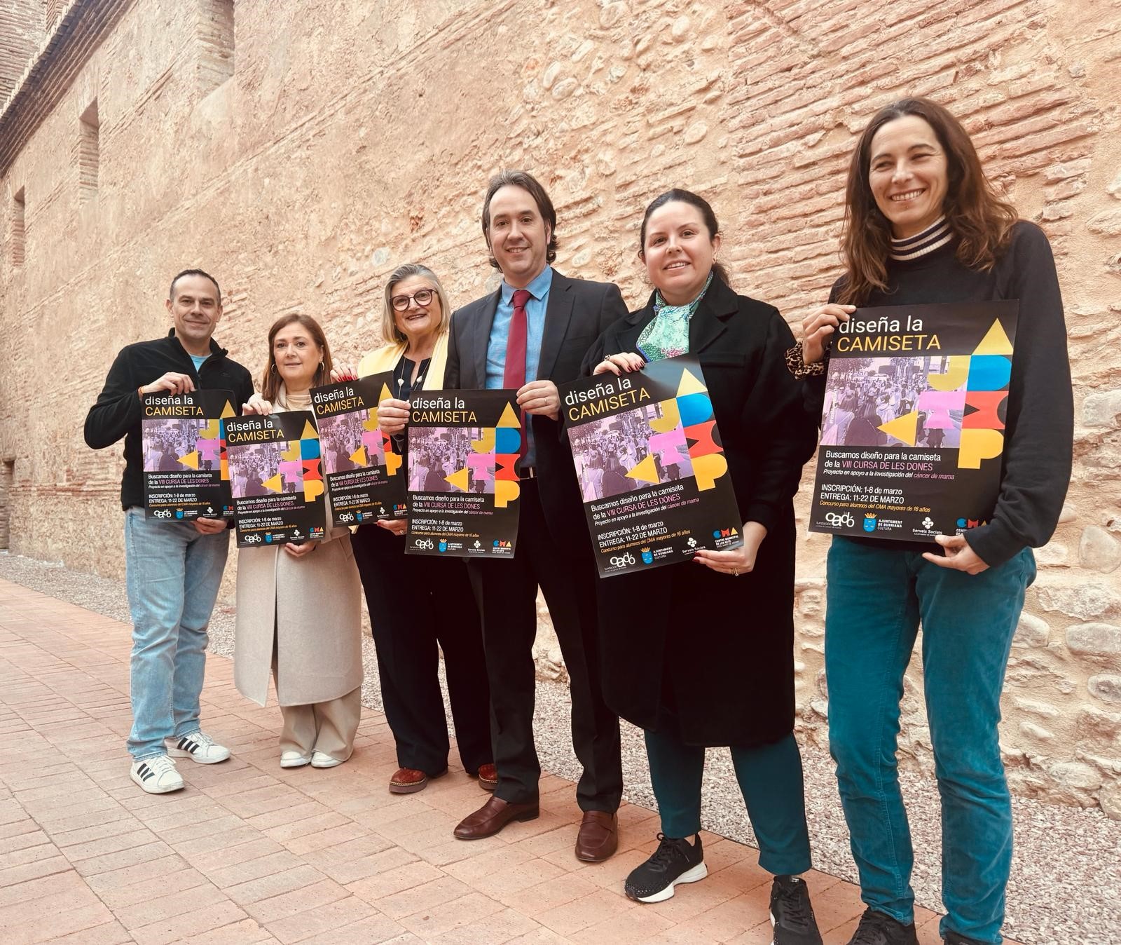 El Centre de les Arts de Burriana diseñará la camiseta de la Cursa de les Dones en favor de la Fundación Le Cadó


