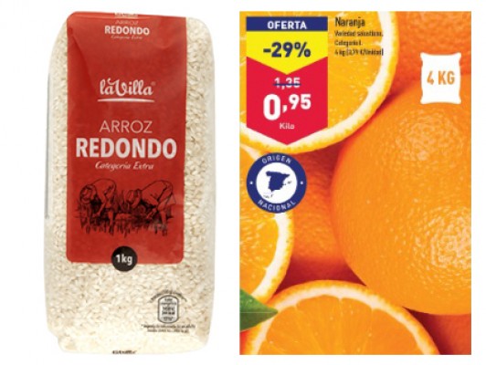 AVA-Asaja denuncia a Aldi por presunta venta a pérdidas en la venta de arroz y naranjas
