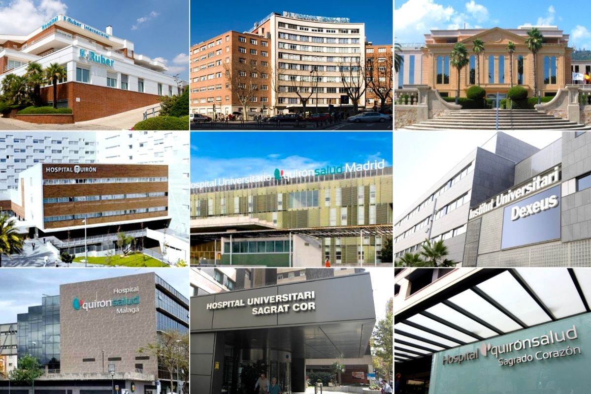 Nueve hospitales de Quirónsalud, en el 'top 50' de los mejores de España, según 'Newsweek'