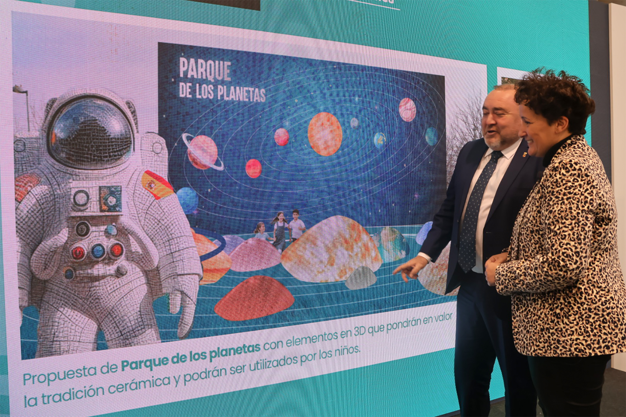 Onda presenta en Cevisama el mayor parque educativo realizado con cerámica y trencadís