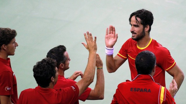 Feliciano y Marc López caen ante Rumanía en el emparejamiento de dobles
