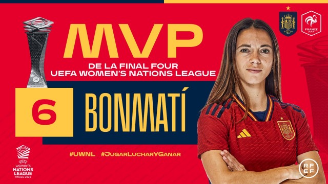 Aitana Bonmatí, elegida la mejor de la final
